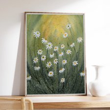 Łąka . Oryginalna akwarela 30x40cm