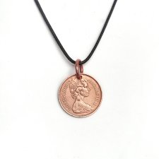 Wisiorek z monety 2 new pence 1977