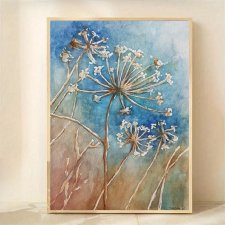 Dmuchawce  - akwarela