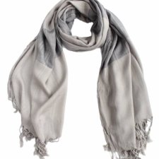 Szal vintage szary