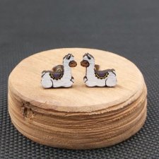 Kolczyki drewniane ALPAKI