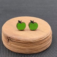 Kolczyki drewniane JABŁKA
