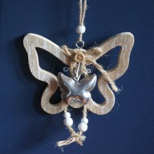 Dwa motyle - zawieszki   *23