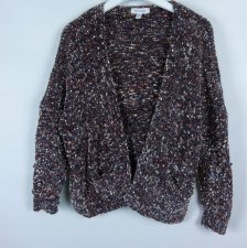 Wild Flower luźny sweter bez zapięcia - M / L