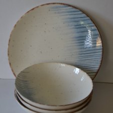 4 nowe talerze Gural Digibone porcelana