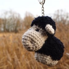 Czarna owca - brelok