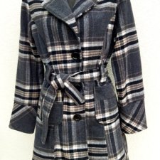 MADE IN ITALY - WEŁNIANY PŁASZCZ