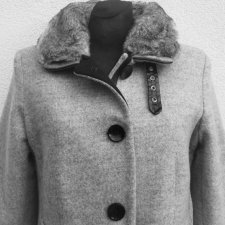 RYŁKO BY AGNES & PAUL - WEŁNIANY PŁASZCZ