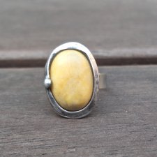 Miodowy - pierścionek regulowany