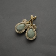 kolczyki sutasz z amazonitami