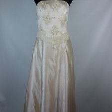 Justine Mireil wedding dress jedwabna suknia ślubna jedwab 14 / 40