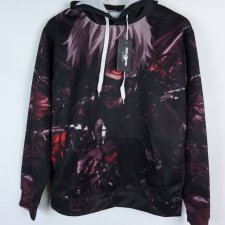 Angry Goldfish anime cienka bluza z kapturem / M