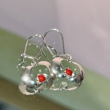 ❦❦ Kolczyki jabłuszka PRL ❦❦