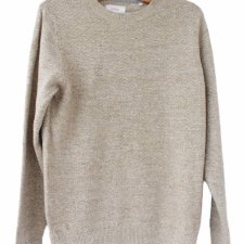 Sweter vintage bawełniany s. Oliver M melanż beżowy