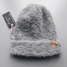 Czapka alpaka bouclé