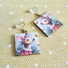 Kolczyki wiszące - Sarenka