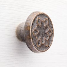 Gałka do mebli złoto-brązowa wz.2