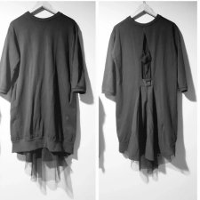 Wendy Trendy sukienka dresowa z tiulem