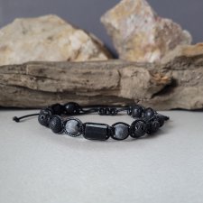 Męska bransoletka z Turmalinem