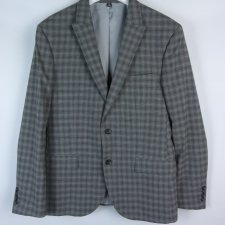 Marks & Spencer elegancka marynarka szara krata 42 / 52 - L