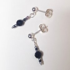 Kolczyki Sztyfty z Turmalinem