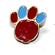 PSIA kocia łapka przypinka broszka