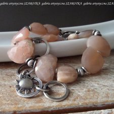 SUNNY bransoletka z kamienia słonecznego i srebra