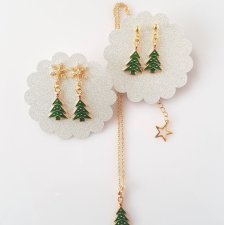 Komplet Zielone Choinki