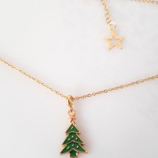 Naszyjnik Zielona Choinka