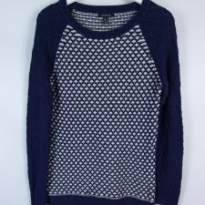 Lands'end damski sweter bawełna / S