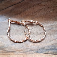 KOŁA POZŁACANE - NOWE KOLCZYKI 2,5 cm