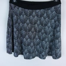 Divided by H&M kloszowana spódnica ze srebrną nicią / L z metką