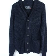 Urban Release męski rozpinany sweter z wool / L