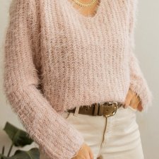 sweter fluffy S/M