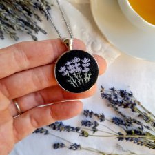 Naszyjnik Wieczór o zapachu lawendy