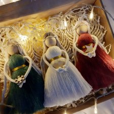 KOMPLET KOLOROWYCH ANIOŁKÓW