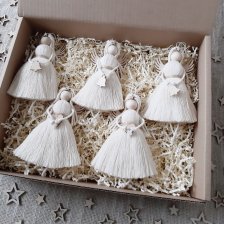 KOMPLET KREMOWYCH ANIOŁKÓW