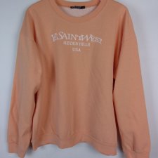 I Saw it First bluza bawełna poliester morelka / L