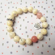 Bransoletka Perłowa z Jadeitem