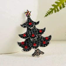 Broszka świąteczna choinka