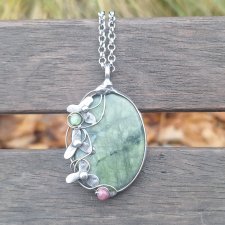 Dzikie kwiaty - wisiorek