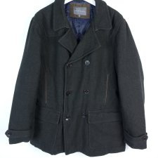 John Rocha męska dwurzędowa kurtka z wełną / L