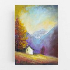 Pejzaż - rysunek pastele