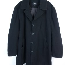 NEXT męski wełniany płaszcz / XL