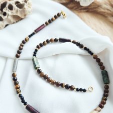 naszyjnik z naturalnych kamieni