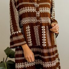 sukienka we wzory L/XL