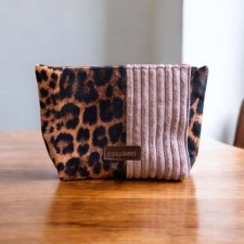 Kosmetyczka MAXI patchwork panterka