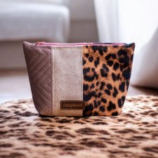 Kosmetyczka MAXI patchwork panterka