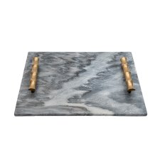 Marmurowa deska do serwowania MANALI szara