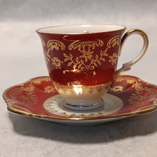 ZEH SCHERZER Duet Róże Kolekcjonerska Filiżanka Bavaria